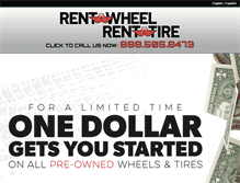 Tablet Screenshot of mobile.rentawheel.com